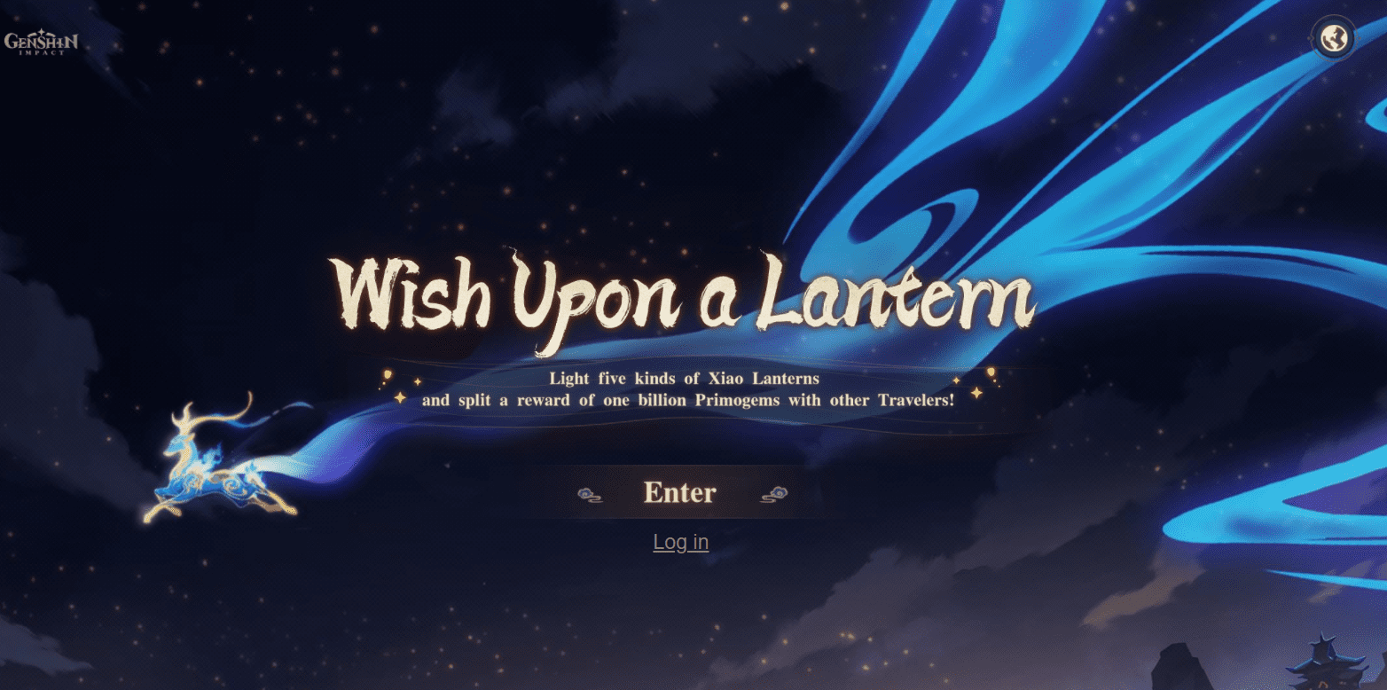 Event wish. A piece of Wish upon the Stars.