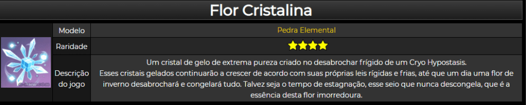 Flor Cristalina