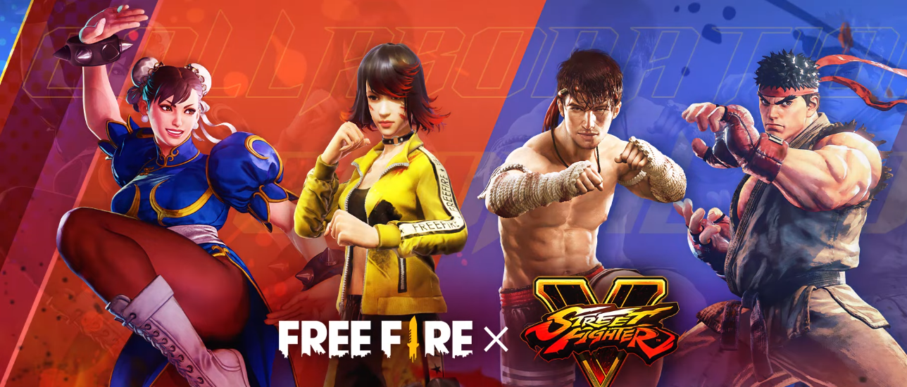 Free Fighter: Street Fighter V chega ao Free Fire!