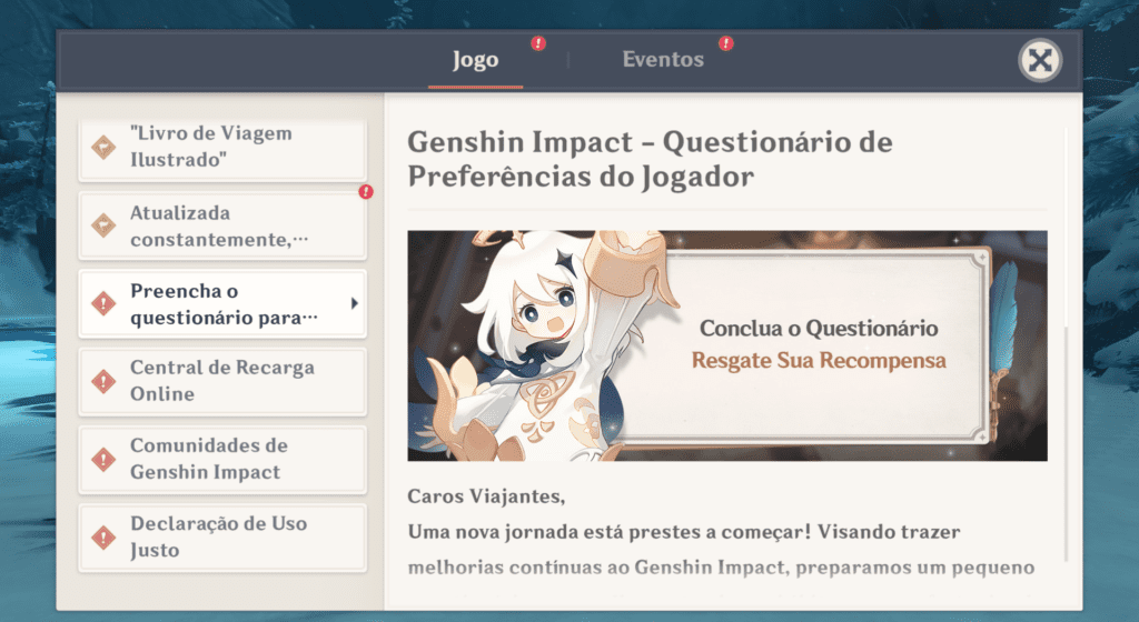 Genshin Impact Brasil - Atenção, Viajantes! A SteelSeries Games está dando  códigos que lhe darão 50 Gemas Essenciais! Tudo o que você precisa fazer é  ter uma conta SteelSeries e já está
