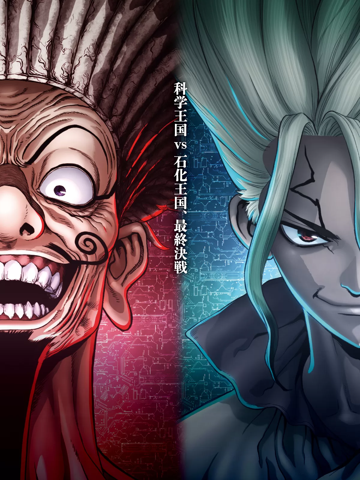 Dr.STONE-Revela-Imagem-Promocional-Destacando-Senku-e-Ibara