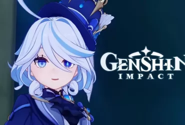 Genshin Impact Artista da Vida a Furina em uma Arte Feito a Giz