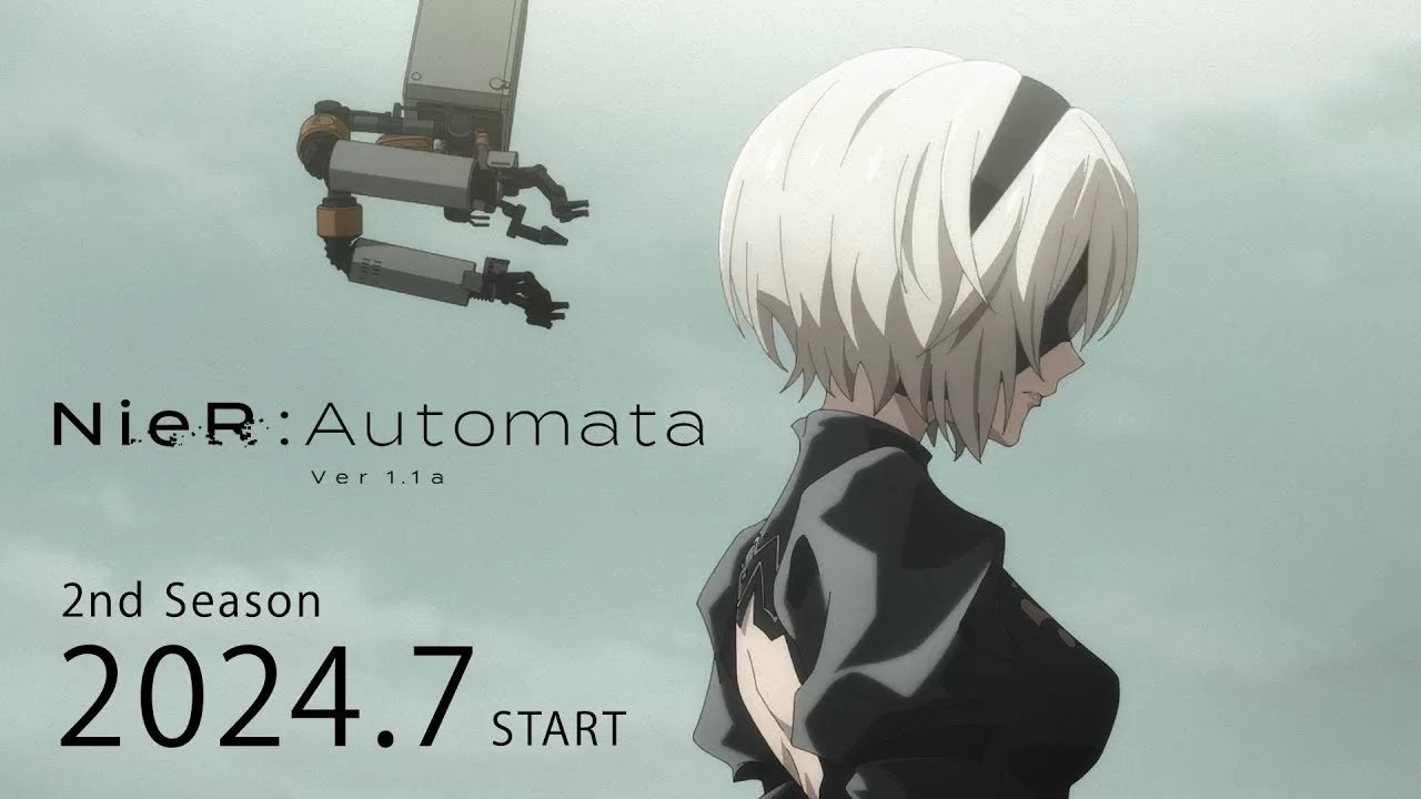 NieR Automata Ver 1.1a Temporada 2 estreia em julho de 2024