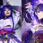 Cosplay-de-Raiden-Shogun-Impressiona-Fas-de-Genshin-Impact