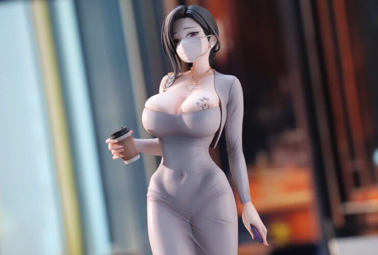 Moradores da Coreia chamam a polícia por causa de uma figura de anime